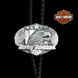 ハーレーダビッドソン ボロタイ（シルバー）/Harley Davidson Bolo Tie