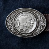 バックル インディアンヘッド（シルバー）/Belt Buckle Indian Head