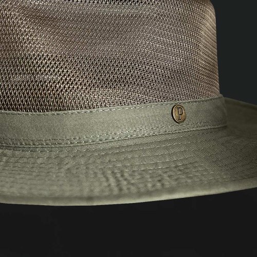 画像クリックで大きく確認できます　Click↓3: ペンドルトン メッシュクラウン ブリーザーハット（オリーブ）/Pendleton Breezer Hat(Olive)