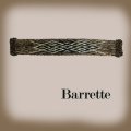ホースヘアー バレッタ（ブラウン）/Barrette