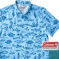 コールマン フィッシング 半袖 シャツ（マリンブルー）/Coleman Short Sleeve Shirt