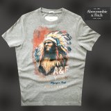 アバクロンビー＆フィッチ 半袖 Tシャツ （インディアン・グレー）/Abercrombie&Fitch T-shirt