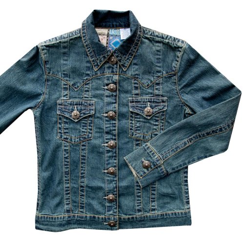 画像クリックで大きく確認できます　Click↓1: レディース ウエスタン デニム ジャケット（デニム）S/Western Denim Jacket(Women's)