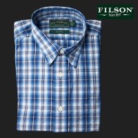 フィルソン 長袖 シャツ（ブルー・ホワイトプラッド）/Filson Blue Plaid Shirt(Long Sleeve)