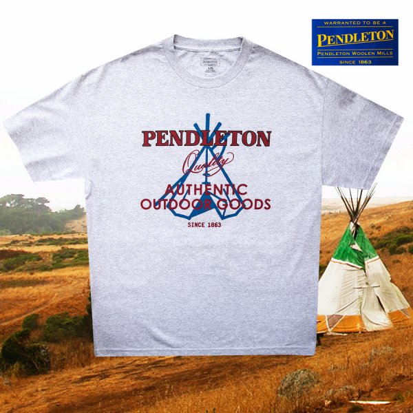 画像2: ペンドルトン アウトドア 半袖 Tシャツ AUTHENTIC OUTDOOR GOODS L/Pendleton SS T-shirt