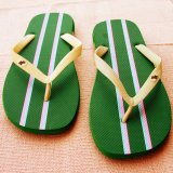 アバクロンビー＆フィッチ ビーチサンダル グリーン/ストライプ（メンズ）L/Abercrombie&Fitch Flip Flop Green Stripe（Mens)