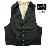 スカリー キャンバス ベスト（ブラック）/Scully Canvas Vest (Black)