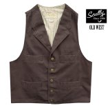 スカリー キャンバス ベスト（ウォールナット）/Scully Canvas Vest (Walnut)