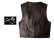 画像4: スカリー スナップフロント ラムレザー ベスト（ブラウン）/Scully Lamb Leather Vest(Brown) (4)
