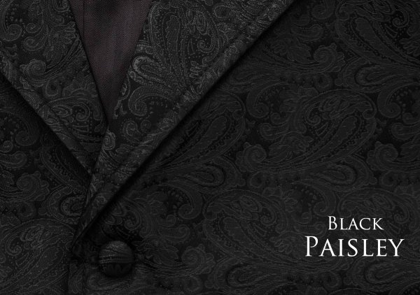 画像4: スカリー オールドウエスト ペイズリー ベスト（ブラック）/Scully Old West Paisley Vest(Black)