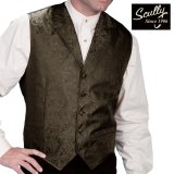 スカリー オールドウエスト ペイズリー ベスト（ブラウン）/Scully Old West Paisley Vest(Brown)