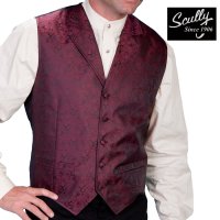 スカリー オールドウエスト ペイズリー ベスト（ワイン）/Scully Old West Paisley Vest(Burgundy)