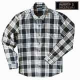 ペンドルトン サーペンドルトン 細身仕様・トーマス・ケイ ジャスパー ウールシャツ（ブラック・タン）/Pendleton Thomas Kay Jasper Shirt