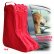 画像1: ウエスタンブーツ ブーツバッグ 持ち運び・キャリーバッグ ブーツ保管用バッグ ツインジッパー・ハンドストラップつき（レッド）/Hand Strap Twin Zipper Boot Bag(Red) (1)