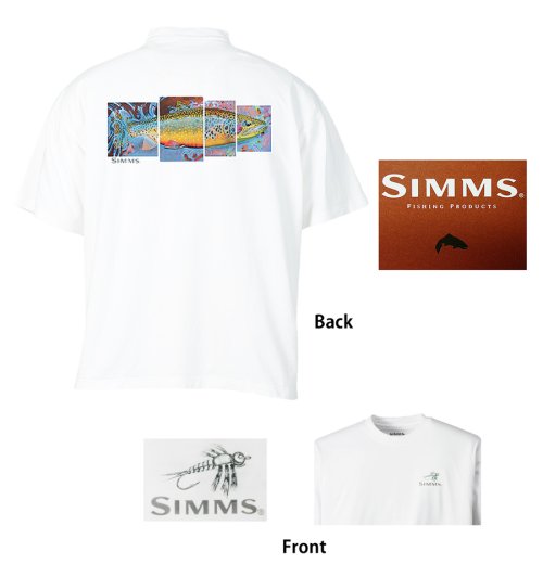 画像クリックで大きく確認できます　Click↓1: シムス フィッシング 半袖 Tシャツ L/Simms T-shirt