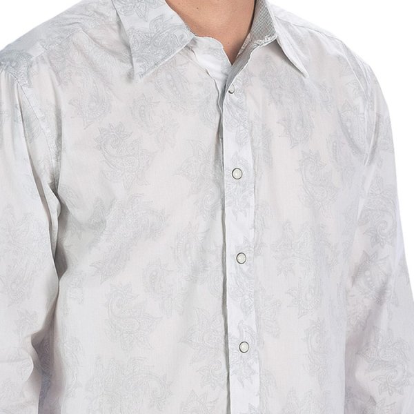 画像2: パンハンドルスリム リバースプリント ウエスタンシャツ ホワイト（長袖）/Panhandle Slim Long Sleeve Western Shirt