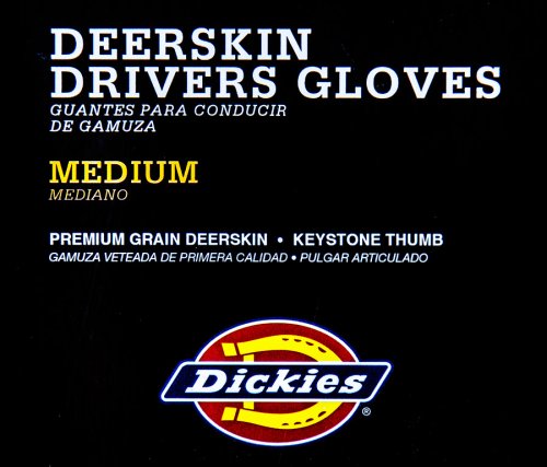 画像クリックで大きく確認できます　Click↓3: ディッキーズ 鹿革手袋 パインイエロー（裏地なし）M/Dickies Genuine Deerskin Leather Gloves(Pine Yellow)