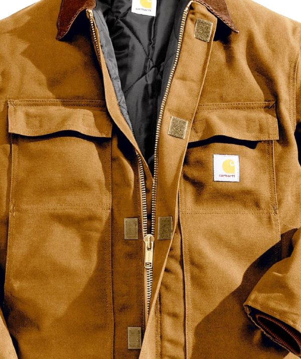 画像4: カーハート ダック トラディショナル コート アークティック キルト ラインド(カーハートブラウン)38/Carhartt Duck Traditional Coat Arctic Quilt Lined(Brown)