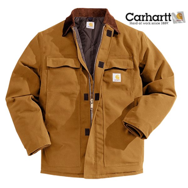 画像3: カーハート ダック トラディショナル コート アークティック キルト ラインド(カーハートブラウン)38/Carhartt Duck Traditional Coat Arctic Quilt Lined(Brown)