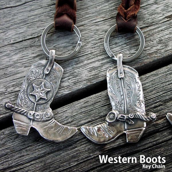 画像1: ウエスタンブーツ キーホルダー/Western Boot Key Chain