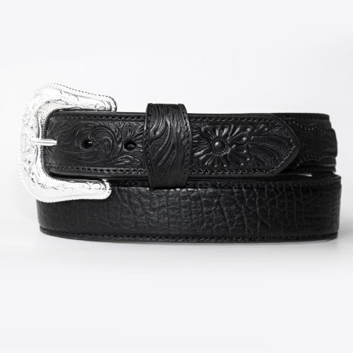 画像クリックで大きく確認できます　Click↓1: ノコナ ブラック ベーシックスタイル ウエスタン ベルト /Nocona Western Leather Belt(Black)