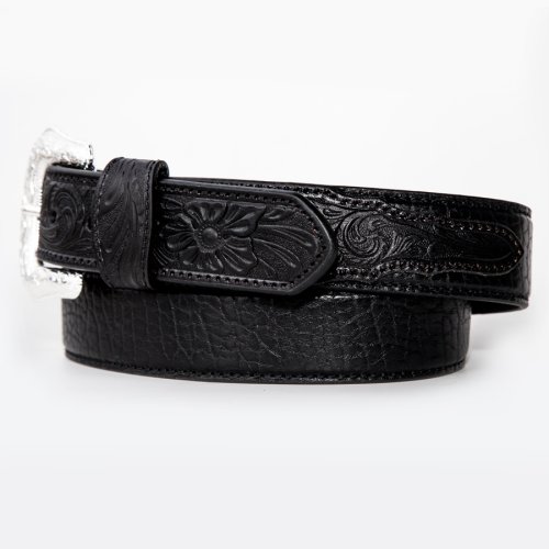 画像クリックで大きく確認できます　Click↓3: ノコナ ブラック ベーシックスタイル ウエスタン ベルト /Nocona Western Leather Belt(Black)