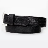 ノコナ ブラック ベーシックスタイル ウエスタン ベルト /Nocona Western Leather Belt(Black)