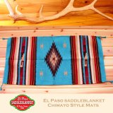 エルパソサドルブランケット サンタフェ ラグマット（約50cmx100cm）/El Paso Saddleblanket Santa Fe Style Mats