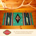 エルパソサドルブランケット サンタフェ ラグマット（約50cmx100cm）/El Paso Saddleblanket Santa Fe Style Mats
