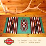 エルパソサドルブランケット サンタフェ ラグマット（約50cmx100cm）/El Paso Saddleblanket Santa Fe Style Mats