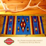 エルパソサドルブランケット サンタフェ ラグマット（約50cmx100cm）/El Paso Saddleblanket Santa Fe Style Mats