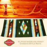 エルパソサドルブランケット サンタフェ ラグマット（約50cmx100cm）/El Paso Saddleblanket Santa Fe Style Mats