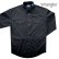 画像1: ラングラー ウエスタンシャツ ブラック無地（長袖）/Wrangler Long Sleeve Western Shirt(Black) (1)