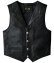 画像3: スカリー バッファロースナップ レザー ベスト（ブラック）/Scully Lamb Leather Vest(Black) (3)