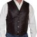 画像2: スカリー バッファロースナップ レザー ベスト（ブラウン）/Scully Lamb Leather Vest(Brown) (2)