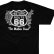 画像1: ルート66 半袖 Tシャツ（ブラック・ ホワイト）/Historic Route 66 T-shirt (Black) (1)