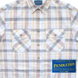 ペンドルトン 半袖 ハイカー シャツ（イエロー ブループラッド）/Pendleton Short Sleeve Hiker Shirt