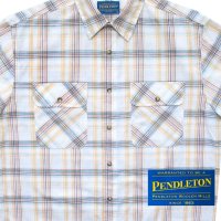 ペンドルトン ハイカー シャツ（半袖/イエロー・ブループラッド）/Pendleton Short Sleeve Hiker Shirt Yellow/Blue Plaid