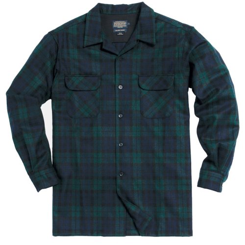 画像クリックで大きく確認できます　Click↓1: ペンドルトン ウールシャツ ボードシャツ ブラックウォッチタータン/Pendleton Board Shirt(Black Watch Tartan)