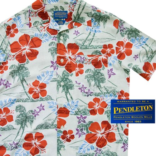 画像クリックで大きく確認できます　Click↓2: ペンドルトン リゾート シャツ（半袖・ビンテージハワイアン）/Pendleton Short Sleeve Camp Shirt