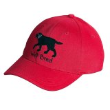 ハットレイ ワンちゃんアップリケキャップ・レッド（キッズ）/Hatley Kids Applique Cap