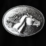 ノコナ ウエスタン ベルト バックル 馬 ホースヘッド（シルバー）/Nocona Belt Buckle Horse Head(Silver)