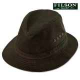 フィルソン クラッシャブル カバークロス パッカーハット オッターグリーン/Filson Cover Cloth Crushable Packer Hat(Otter Green)