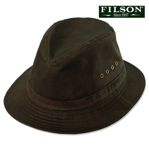画像クリックで大きく確認できます　Click↓1: フィルソン クラッシャブル カバークロス パッカーハット オッターグリーン/Filson Cover Cloth Crushable Packer Hat(Otter Green)