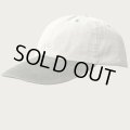 ウオッシュ コットン キャップ ブラック・ストーン/Baseball Cap