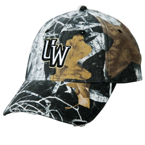 画像クリックで大きく確認できます　Click↓1: UW カウボーイズ アウトドア カモ キャップ/University of Wyoming Cowboys Camo Cap