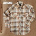 ローパー ウエスタンシャツ サウスウエスト ブラウン（長袖）/Roper Long Sleeve Western Shirt(Brown)