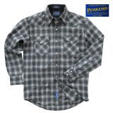 ペンドルトン ウエスタンシャツ チャコール オンブレ 大きいサイズ XXL（身幅約71cm）/Pendleton High Grade Western Shirt (Charcoal Ombre)