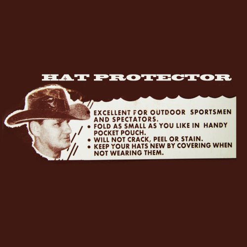画像クリックで大きく確認できます　Click↓2: ハット 帽子 レイン カバー 雨の日のビニール ハットプロテクター カウボーイハット ウエスタンハット用 雨具 /Cowboy Hat Vinyl Hat Protector