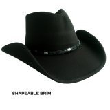 ブルハイド ウール カウボーイ ハット ワイルド ホース（ブラック）/Bullhide Cowboy Hat Wild Horse(Black) 